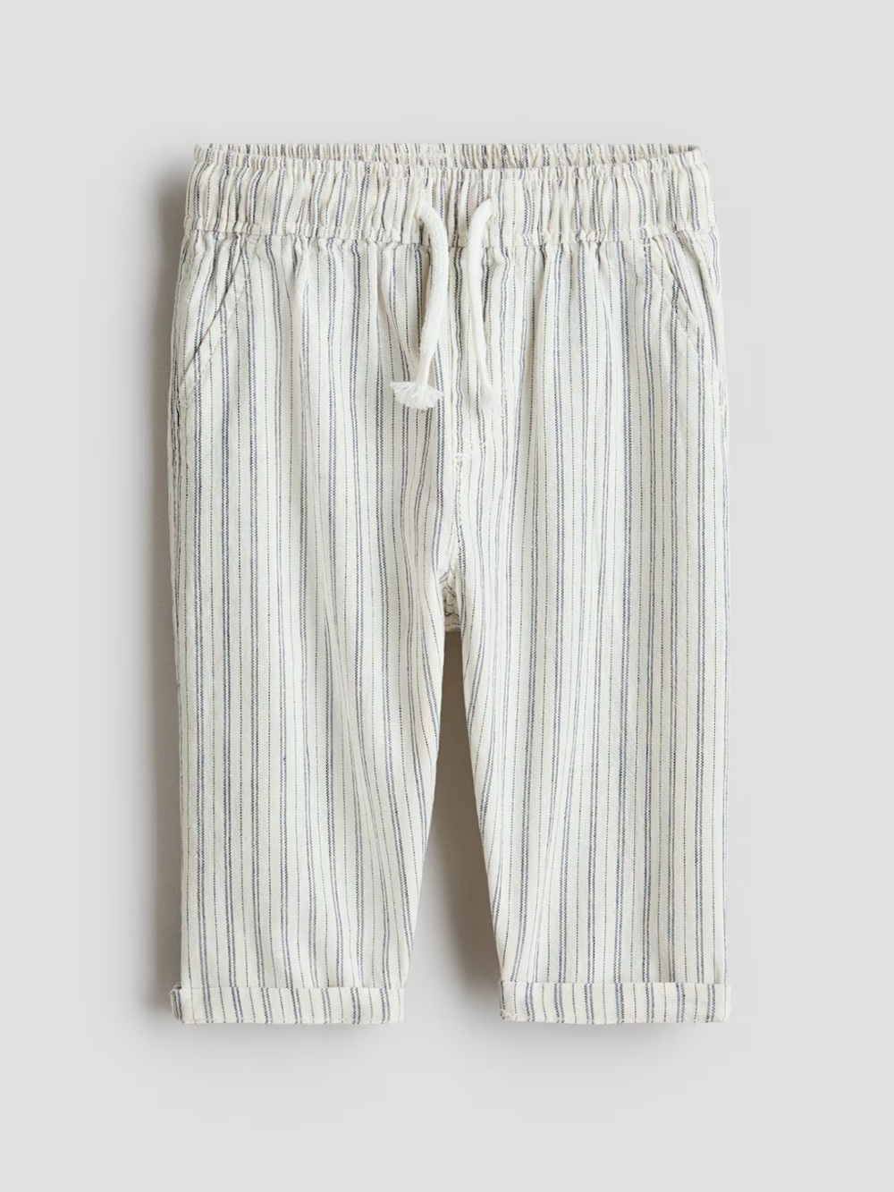 Linen-Blend Pants